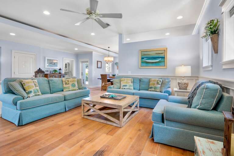 Comfortable lounge area