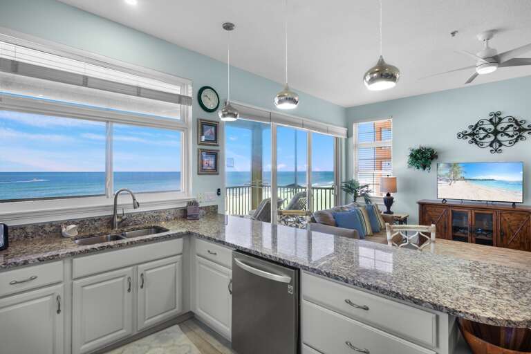 Modern kitchen with all appliances