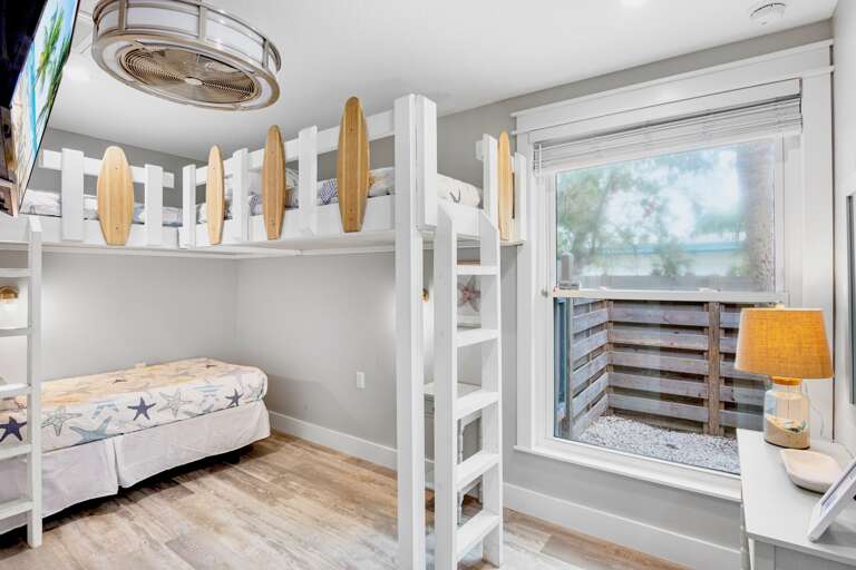 Stacked Beds for Guests