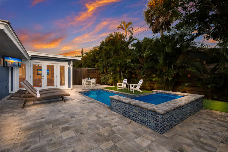 Pool Seating for Lounging