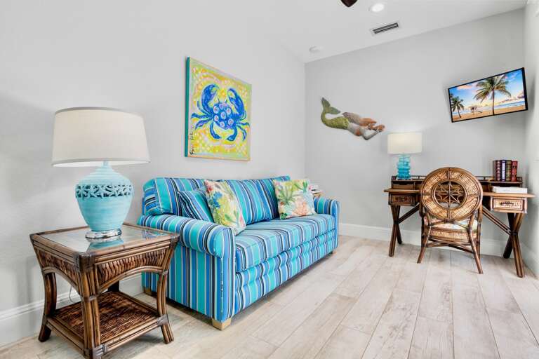Home Office with Sleeper Sofa