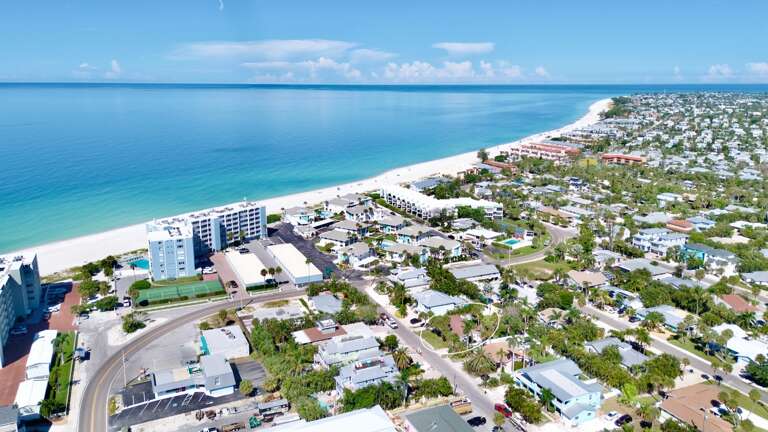 Stunning aerial view of the property