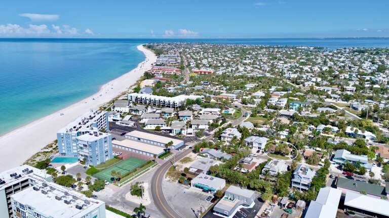 Stunning aerial view of the property