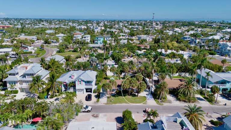 Stunning aerial view of the property