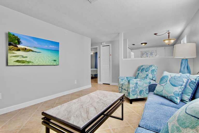 Inviting lounge area