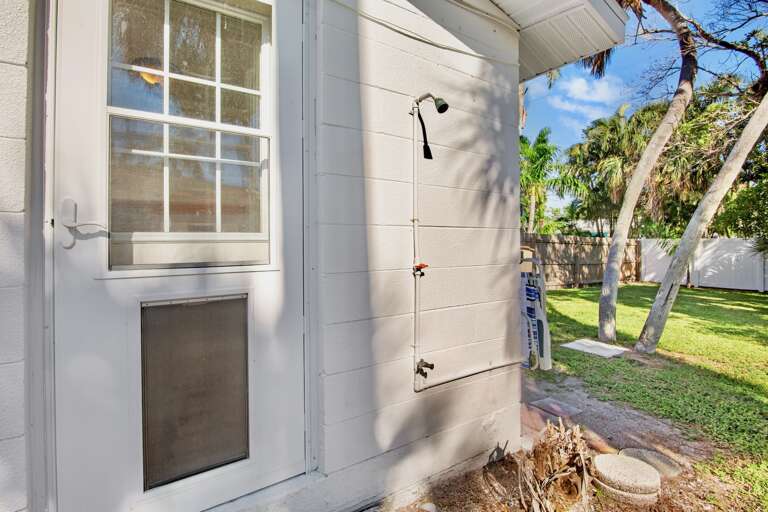 Outdoor shower