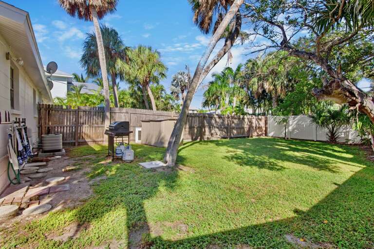 Private patio