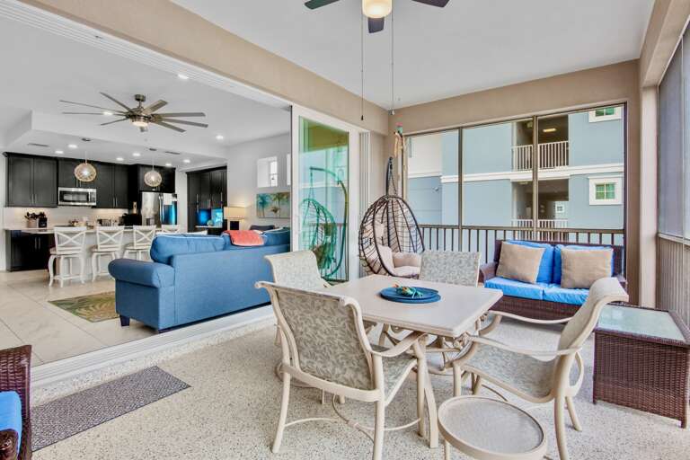 Balcony, Dining Area