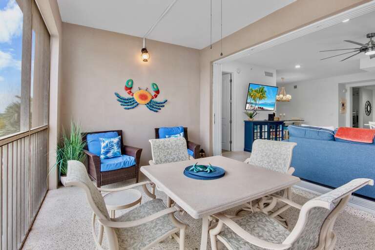 Balcony, Dining Area