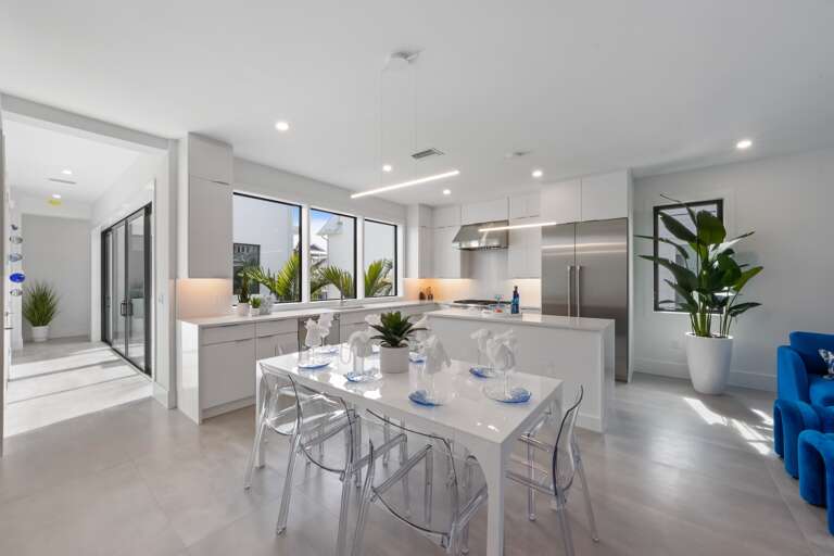 Dining table for six guests