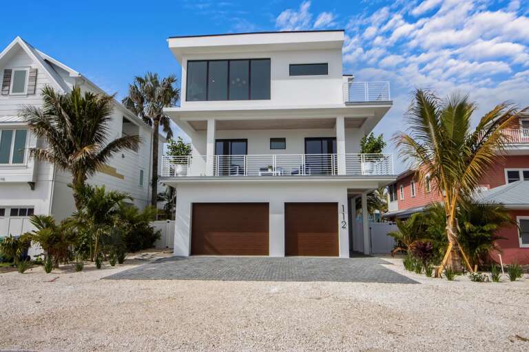 Welcoming exterior of the home