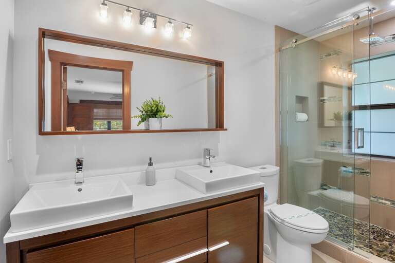 Third bathroom with walk-in shower