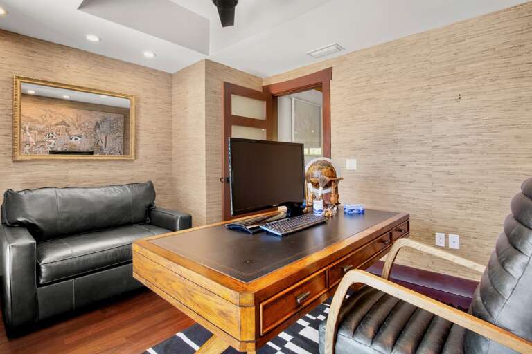Private office with natural light