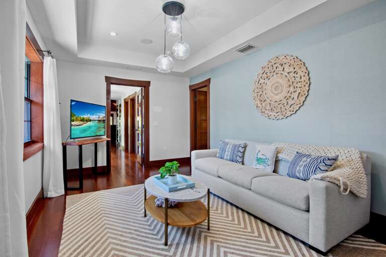 Common area with queen sleeper sofa