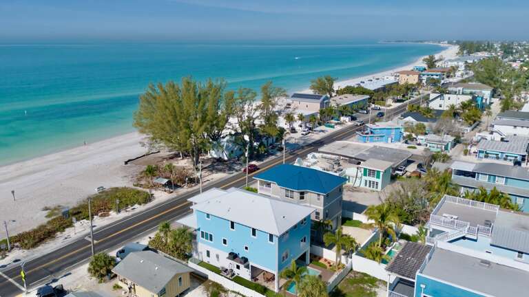 Across the street from Bradenton Beach