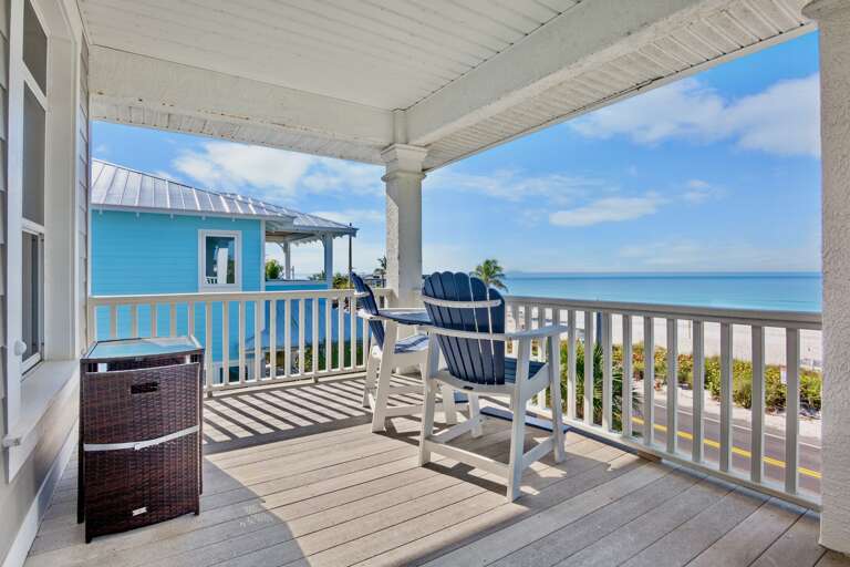 Primary Bedroom, Balcony access with chairs