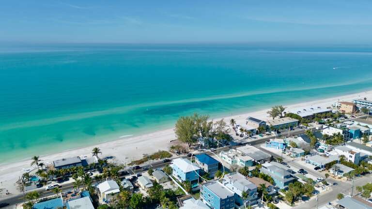 Across the street from Bradenton Beach