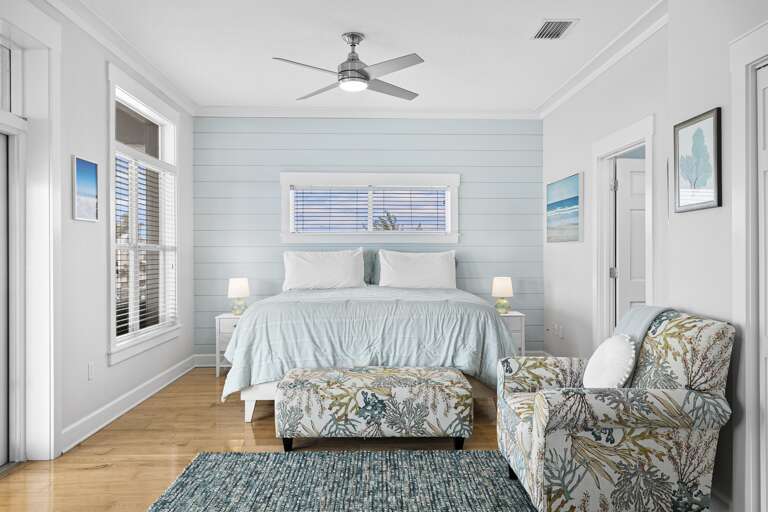 Primary Bedroom, King bed