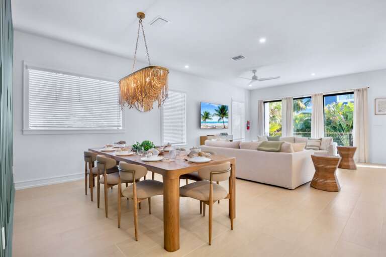 Dining table for shared meals