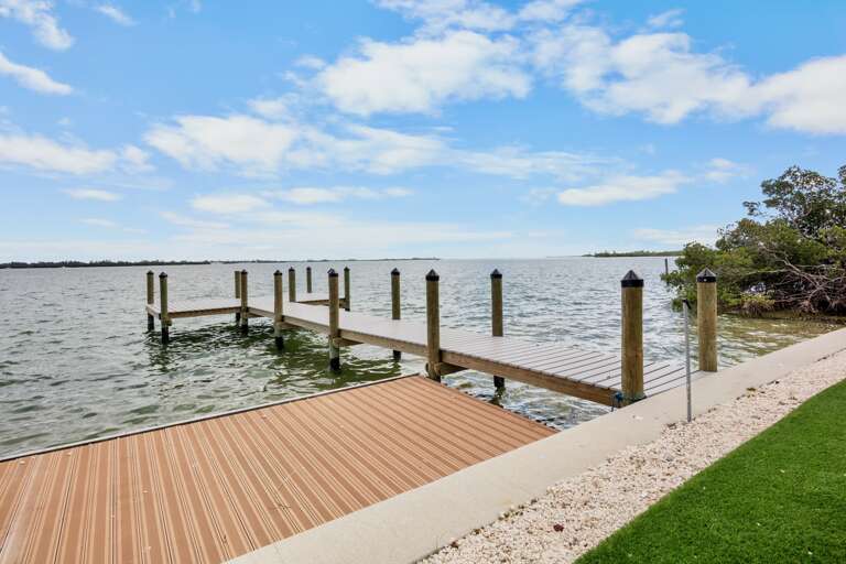 Private waterfront dock