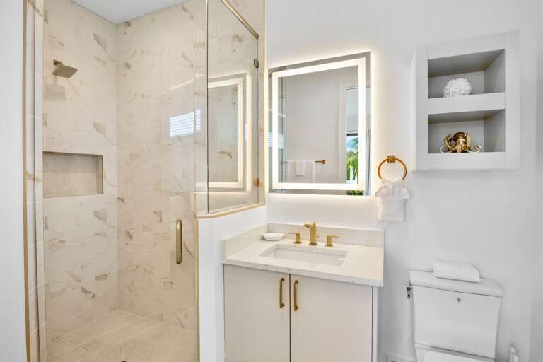 Fourth bathroom with walk-in shower