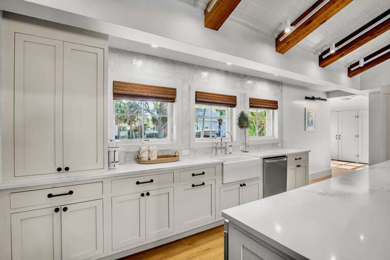 Bright open kitchen