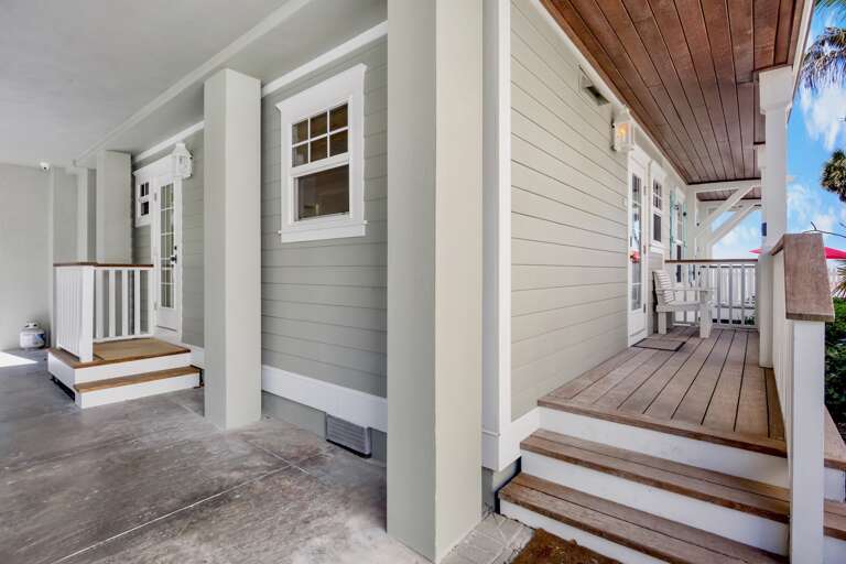 Beachfront Home Main Entrance