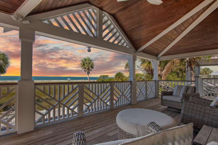 Outdoor Lounge with Gulf Views