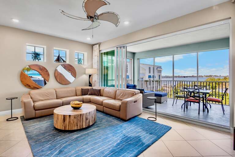 Living Area with Plush Seating