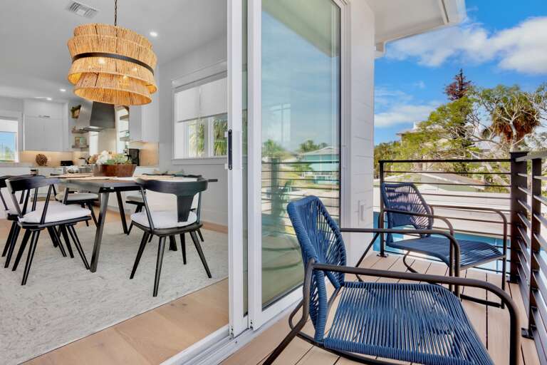 Dining Area with Balcony Access