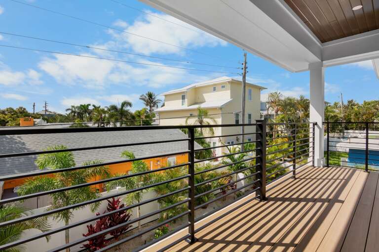 Balcony Overlooking the Neighborhood