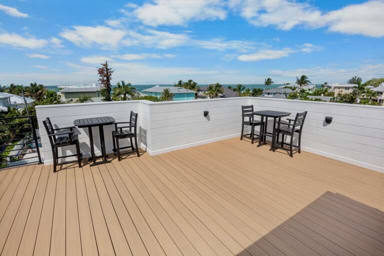 Rooftop Deck with Seating and Views