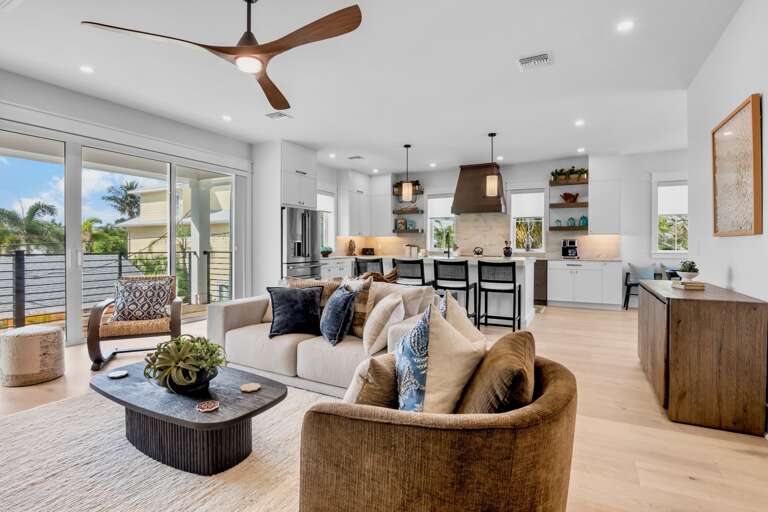 Living Room with Plush Seating and TV