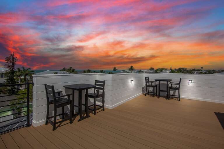 Rooftop Deck with Seating and Views