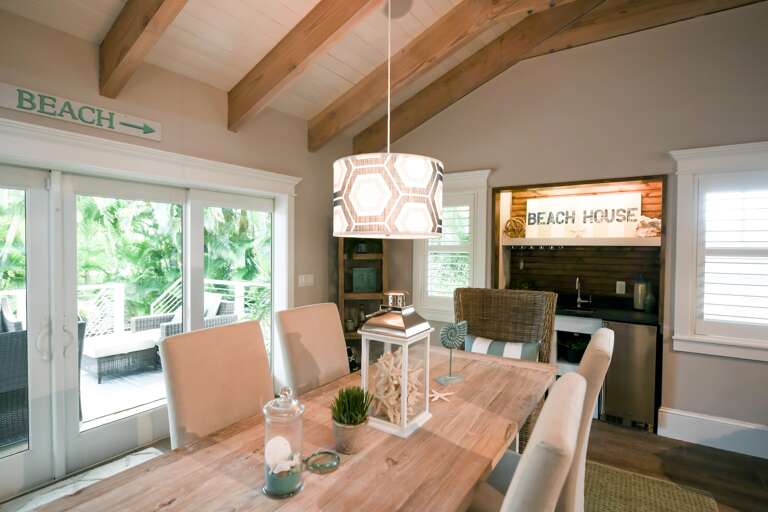 Dining Table and Wet bar