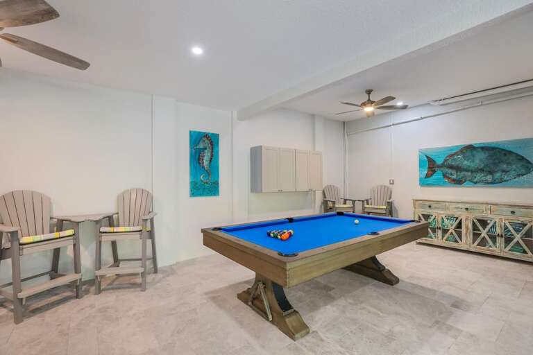 Room with Bar and Indoor Games