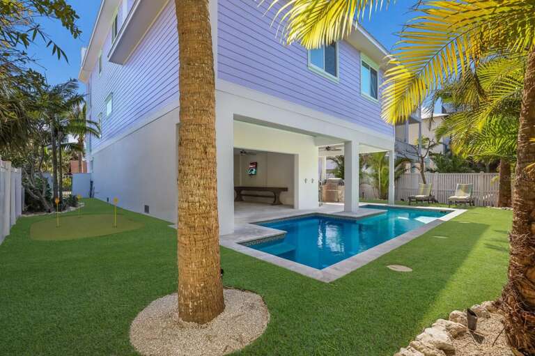Private Pool Connected to Game Room