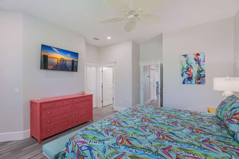 Primary Bedroom, King bed