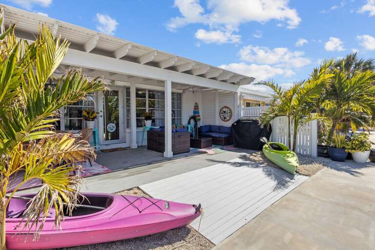 Canal Front Patio