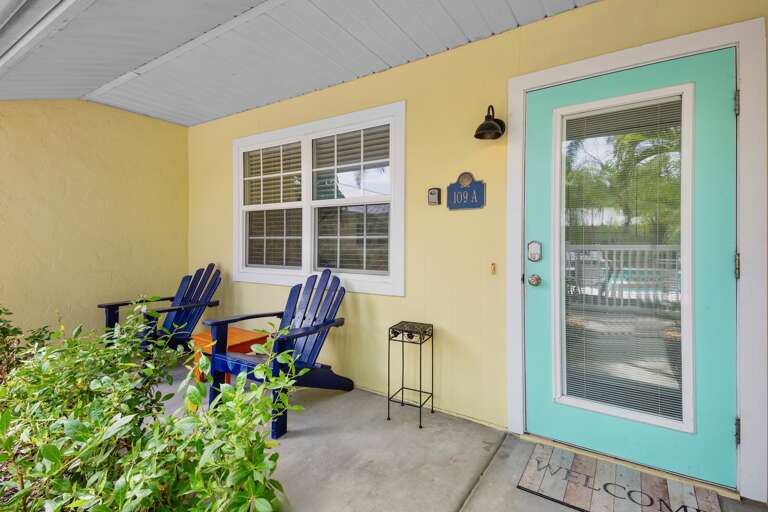 Welcoming front entrance