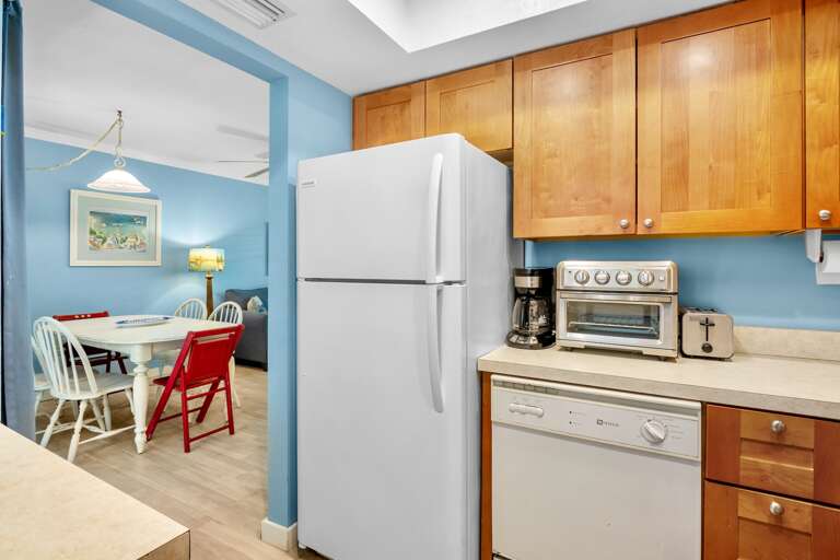 Kitchen with cooking essentials