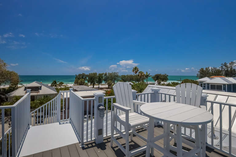 Roof Top Deck with Beach Views