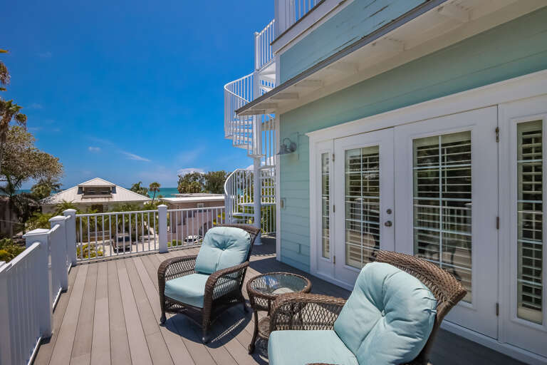 Outdoor Balcony Lounge Area
