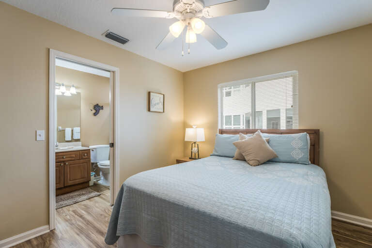 Second Bedroom - Queen Bed and Shared Bathroom Access