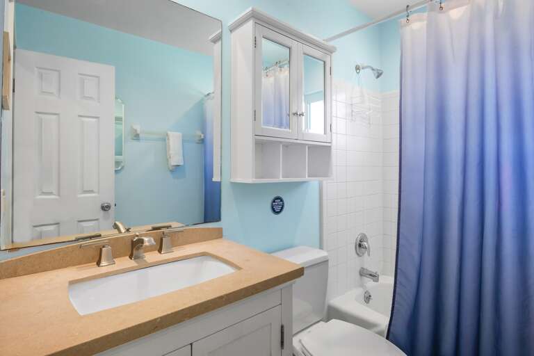 Bathroom, Shower and tub combination