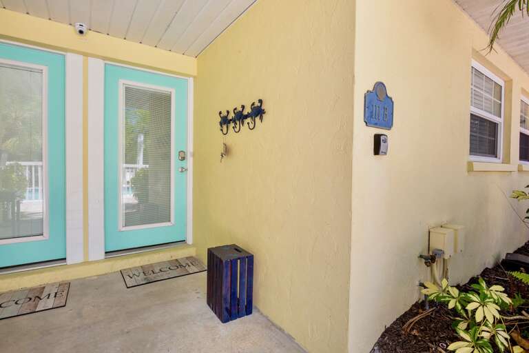 Welcoming front entrance