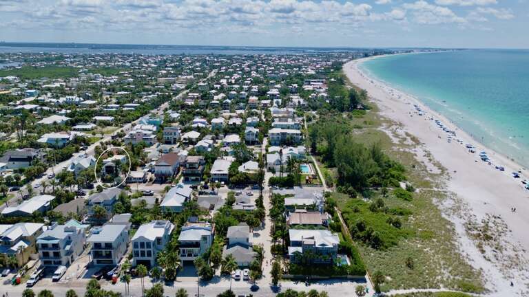 Stunning aerial view of the property