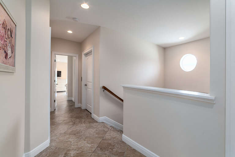 Staircase leading to upper floors