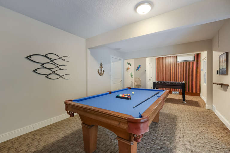 Foosball and Pool Table