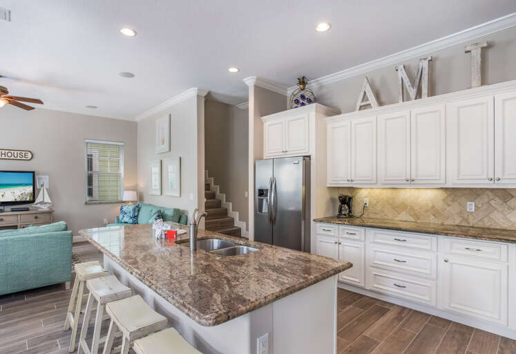 Kitchen to Hall and Stairs